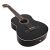 IdeallStore® Drevená klasická gitara, dekoračná, 104 cm, čierna 124603285