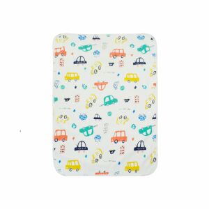 Autó mintás pelenkázó alátét, újrafelhasználható és mosható - Pelenkázófeltét huzat