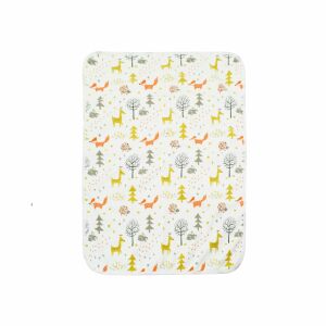 Erdő mintás pelenkázó alátét, újrafelhasználható és mosható - Pelenkázófeltét huzat