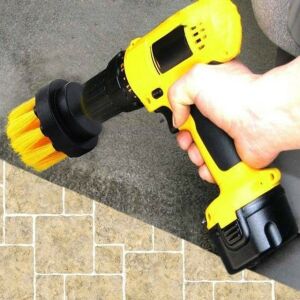 Perie rotunda mica pentru Mocheta & Uz Casnic / Profesional - Detailing Carpet Brush cu Adaptor Bormasina 124605439 - Accesorii pentru unelte