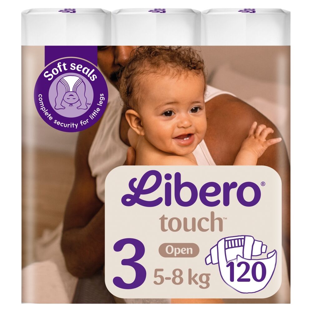 E-shop Mesačné balenie plienok Libero Touch 5-8kg Midi 3 (120ks)