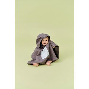 MOLIS&CO Grau Badeponcho – Für Kinder bis 5–6 Jahre