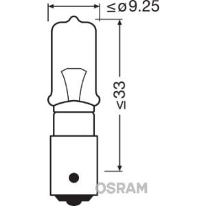 Bec auto Osram 24V H21W Original - Osram Becuri auto