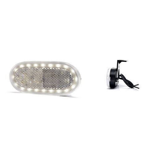 LED mérőlámpa 1388 W197, 12V-24V, fehér Was pozíció 124628305