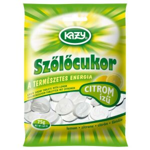 KAZY SZŐLŐCUKOR CITROMOS 75G 124632069 - Cukorka
