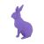 Sani figura, húsvéti nyuszi 80 x 80 x 140 mm, lila 124675676