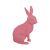 Figurina Sani, Iepuras de Paste 80 x 80 x 140 mm, Roz 124675673
