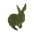 Sani figura, húsvéti nyuszi 80 x 80 x 140 mm, sötétzöld 124675736