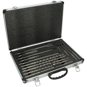 Hitachi 17-piece SDS+ drill and chisel set in aluminum case - Tool accessories
