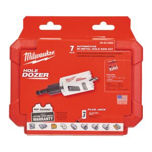 Milwaukee Hole Dozer 7-piece Bi-Metal Hole Saw Kit in Case - Tool accessories