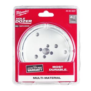 Milwaukee Hole Dozer 111mm bi-metal hole saw in packaging - Tool accessories