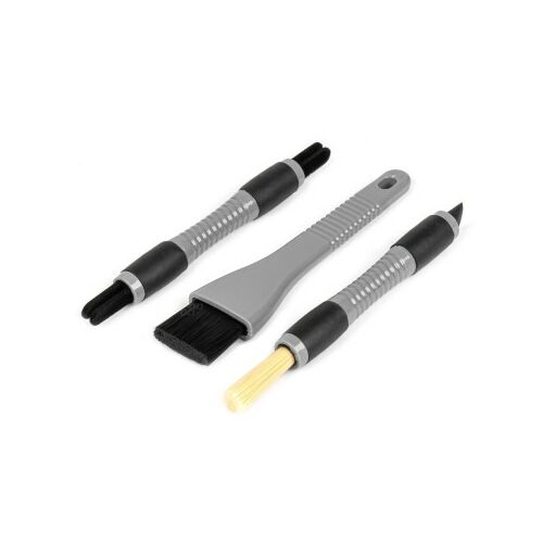 Set 3 Pensule Detailing Interiorului Auto cu Forme Diferite pentru Acces Maxim