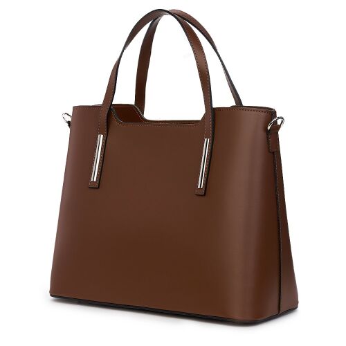 Ligia, női természetes bőr táska, barna 124709831