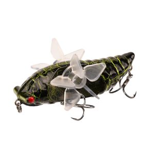 Bionic Cicada Hard Fish Momeală - Momeală pentru spinning cu cârlig triunghiular cu elice 124713894 - Naluci artificiale