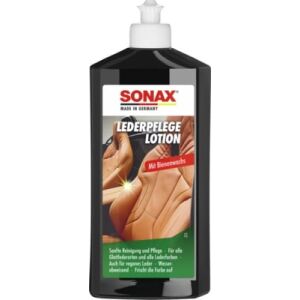 Sonax Bőr Ápoló Lotion, 500ml, kímélő tisztítás és ápolás mindenféle bőrhöz, méhviasszal, német gyártmány - Sonax
