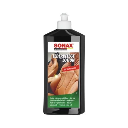 Sonax Bőr Ápoló Lotion, 500ml, kímélő tisztítás és ápolás mindenféle bőrhöz, méhviasszal, német gyártmány