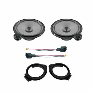Hertz Uno autós hangszóró készlet Opel Astra K hátsó ajtókhoz, 2 hangszóró, 2 magassugárzó, 2 crossover, 2 adapter gyűrű, 2 csatlakozó adapter - Autóelektronika