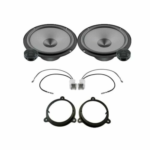 Hertz Uno autós hangszóró szett Renault Kadjar hátsó ajtókhoz, tartalmazza a hangszórókat, magassugárzókat, beépítő kereteket és csatlakozó adaptert