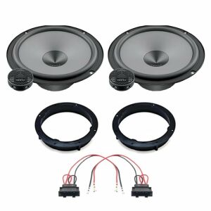 Hertz Uno autós hangszóró szett Skoda Kodiaq hátsó ajtókhoz, tartalmazza a hangszórókat, beépítő kereteket és csatlakozó adaptereket - Autóelektronika