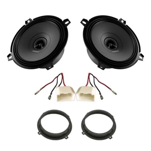 Audison Prima autós hangszóró szett Mazda 6 2007-2012 hátsó ajtókhoz, tartalmaz 2 hangszórót, 2 csatlakozó adaptert, 2 hangszóró rögzítő gyűrűt - Audison