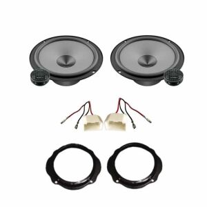 Hertz Uno autós hangszóró szett Ford Focus C-Max 2003-2010-hez, tartalmaz hangszórókat, magassugárzókat, crossovert, beépítő kereteket és csatlakozó adaptert - Autóelektronika