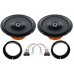 Hertz Dieci DCX 165.3 autós hangszóró készlet, Volkswagen Golf IV-hez, tartalmazza a hangszórókat, a kábelköteg adaptert és a beépítő kereteket - Autóelektronika