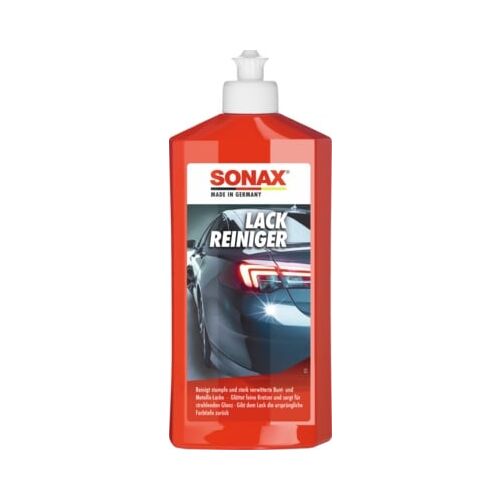 Sonax Lack Reiniger 500ml, autófesték tisztító, eltávolítja a karcolásokat, visszaállítja az eredeti színt, Németországban készült