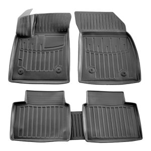 Ford Focus IV (C519) 2018- autokoberce, čierny kaučuk, sada 4 kusov - Autokoberce