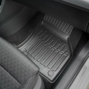 Autokoberce VW Caddy III (2K) Life (4 dvere) (2003-2020), čierna guma, sada 4 ks - Autokoberce