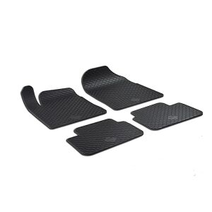 Sada autokobercov ESERNYŐ GUMI pre Hyundai i30, Kia Ceed, Xceed - čierna gumová ochrana podlahy - Autokoberce