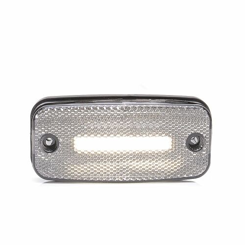 LAMPA GABARIT LED 1136 W157, 12V-24V, fehér, elülső nézet