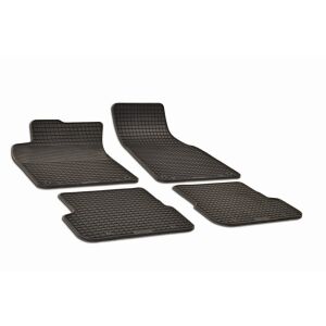 Gumové rohože do auta pre Audi A6 (C6) 2006-2011, čierne, so vzorom štvorcovej mriežky, sada 4 kusov - Autokoberce