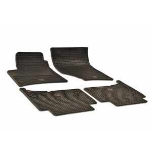 Гумени автомобилни стелки за Audi Q7 (2005-2015), черни, с квадратна мрежа, комплект от 4 - Килим за кола