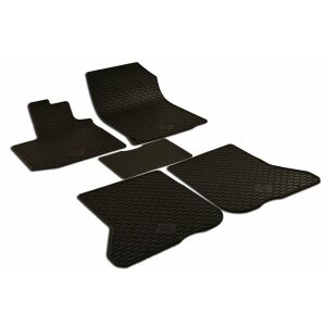 Auto koberce Dacia Dokker (2013-) sada 5 kusov, čierna guma, vzor včelí plást - Autokoberce