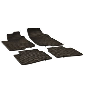 Sada 4 čiernych gumových koberčekov do auta pre Kia Ceed (2007-2011) a Hyundai i30 (2007-2011) - Autokoberce
