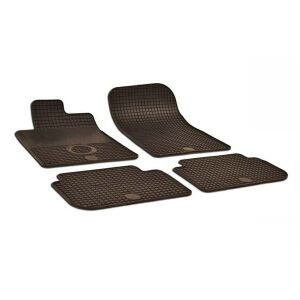 Sada 4 čiernych gumových koberčekov do auta pre Peugeot 407 (2004-2011) - Autokoberce