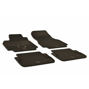 Gumové rohože do auta pre Renault Megane II (2002-2008), čierne, vzor štvorec - Autokoberce