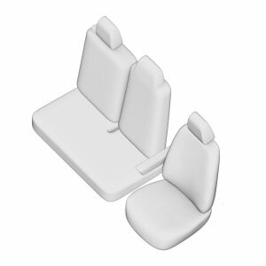 Umbrella üléshuzatok Renault Master 2020-hoz, osztott hátsó üléssel, huzatok készlete - Autó üléshuzat