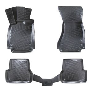 Sada automobilových koberčekov Audi A6 C7 (4G) 2011-2018, čierna - Autokoberce