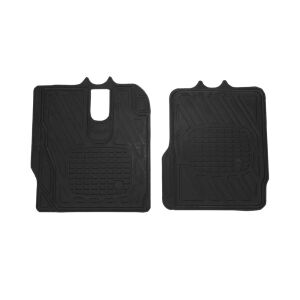 Sada 2 čiernych gumových podložiek do nákladného auta MAN TGX Euro 5 - Autokoberce