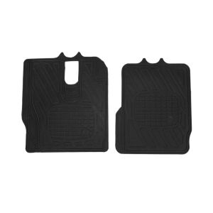 Sada 2 čiernych gumových podložiek do nákladného auta MAN TGX Euro 6 - Autokoberce