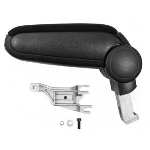 Fekete szövet autó kartámasz Audi A4 B6 B7 2002-2008-hoz - Autós könyöklő