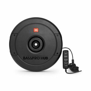 JBL BassPro Hub subwoofer de 11 inci pentru mașină, negru, cu telecomandă - Boxe auto