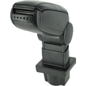 Fekete bőr autó karfát Skoda Octavia II 2004-2010 - Autós könyöklő