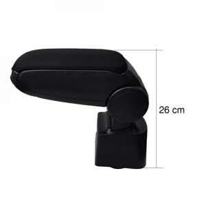 VW POLO 2011-2017 fekete műbőr középkonzol karfa - Autós könyöklő