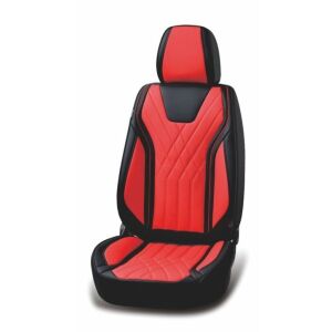 Czarny i czerwony uniwersalny pokrowiec na siedzenie samochodowe, przedni, Luxury - Pojazd i części