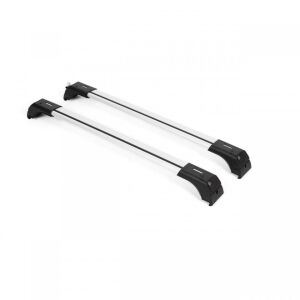 2 db ezüst alumínium tetősín, kereszttartók, autó tetőcsomagtartó, csomagtartó, tetősínek, tetőcsomagtartó Audi Q5-höz - Tetőcsomagtartó