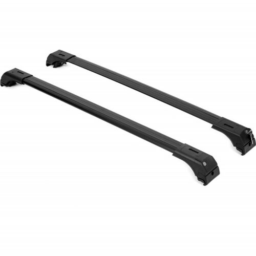 Fekete tetőcsomagtartó rudak Peugeot 3008 II 2016+ modellhez