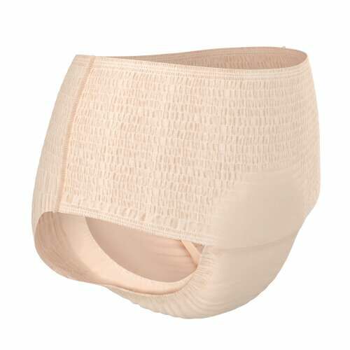 Tena Lady Pants Plus Creme inkontinencia fehérnemű nőknek, L méret, magas derék, krém szín