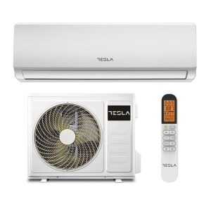 Tesla klímaberendezés készlet, beleértve a beltéri egységet, a kültéri egységet és a távirányítót - Tesla